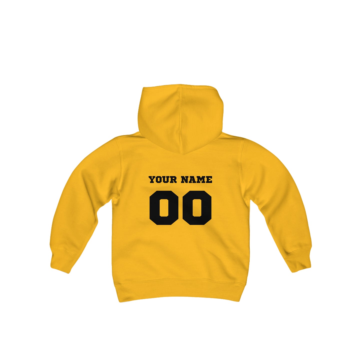 PERSONALIZED Warrior Youth Heavy Blend Hooded Sweatshirt