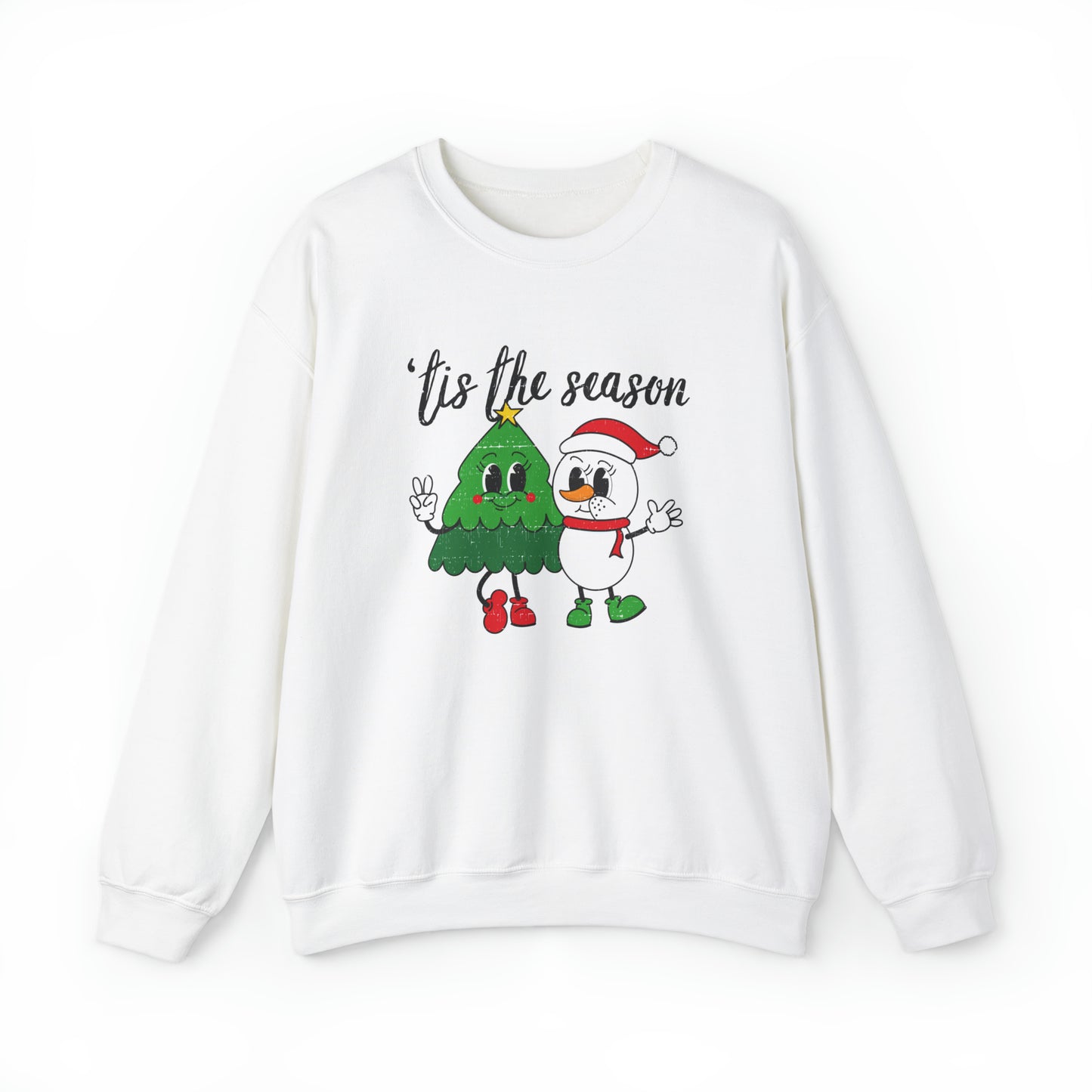 Vintage Christmas Buddies Crewneck Sweatshirt