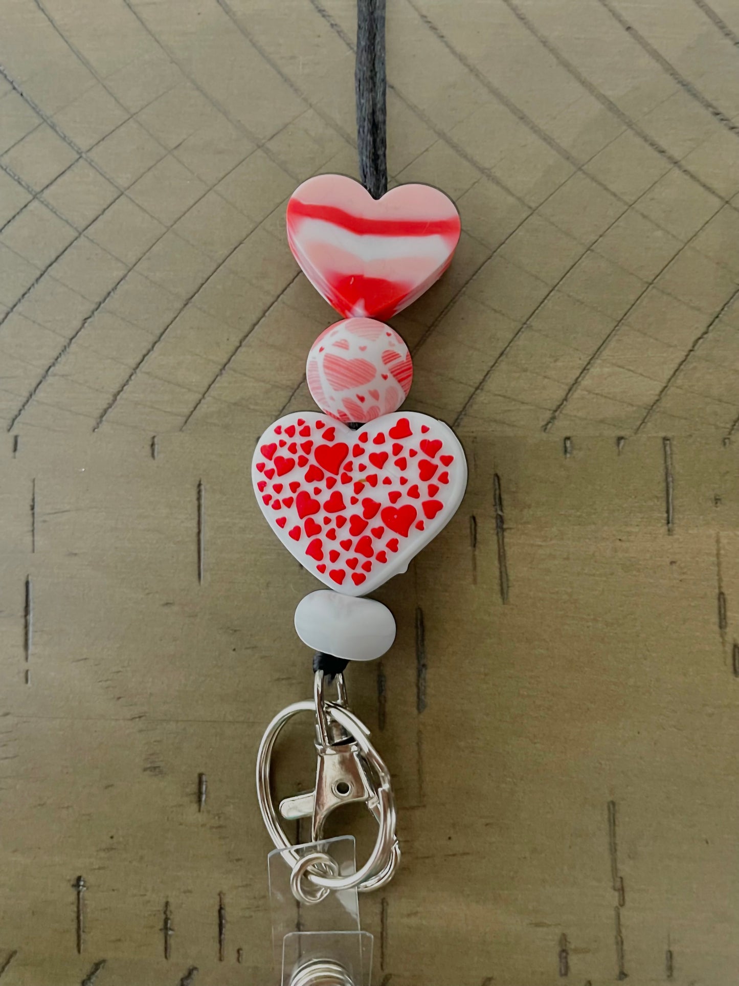 Silicone Beaded Lanyard