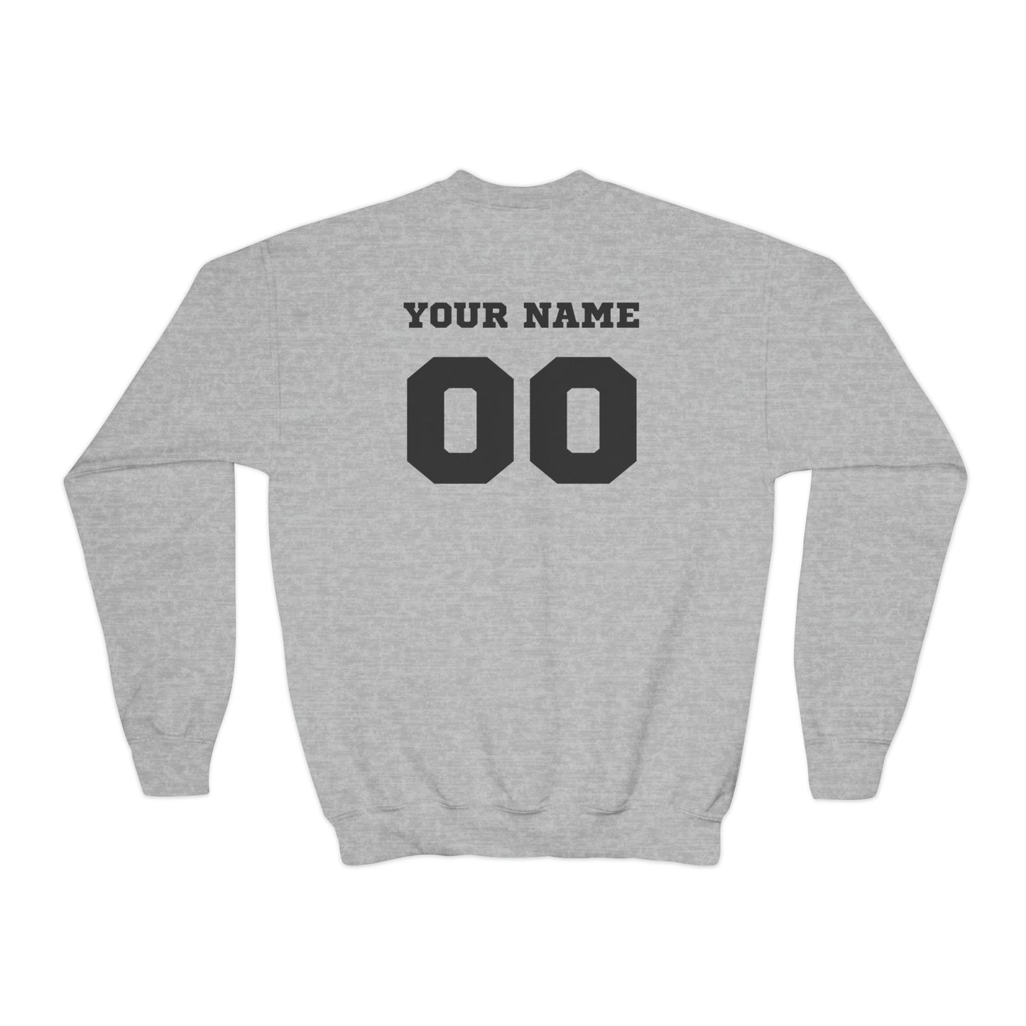 PERSONALIZED Warrior Youth Crewneck Sweatshirt