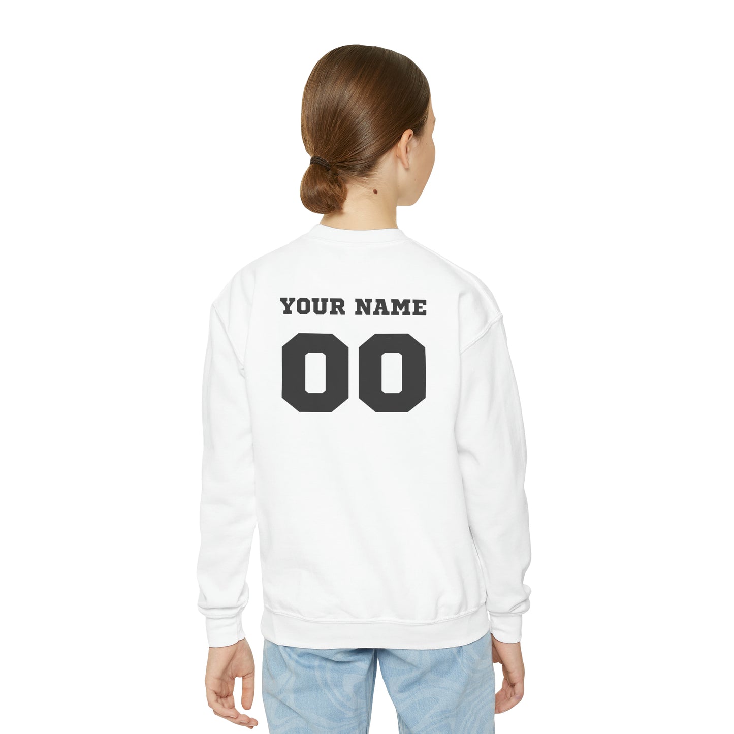 PERSONALIZED Warrior Youth Crewneck Sweatshirt
