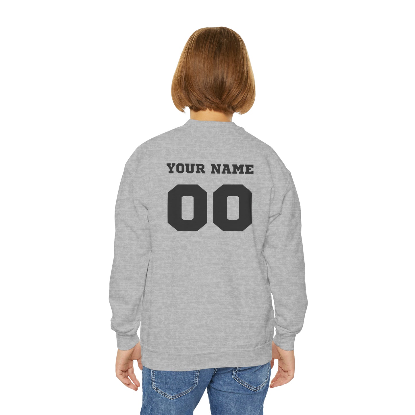 PERSONALIZED Warrior Youth Crewneck Sweatshirt
