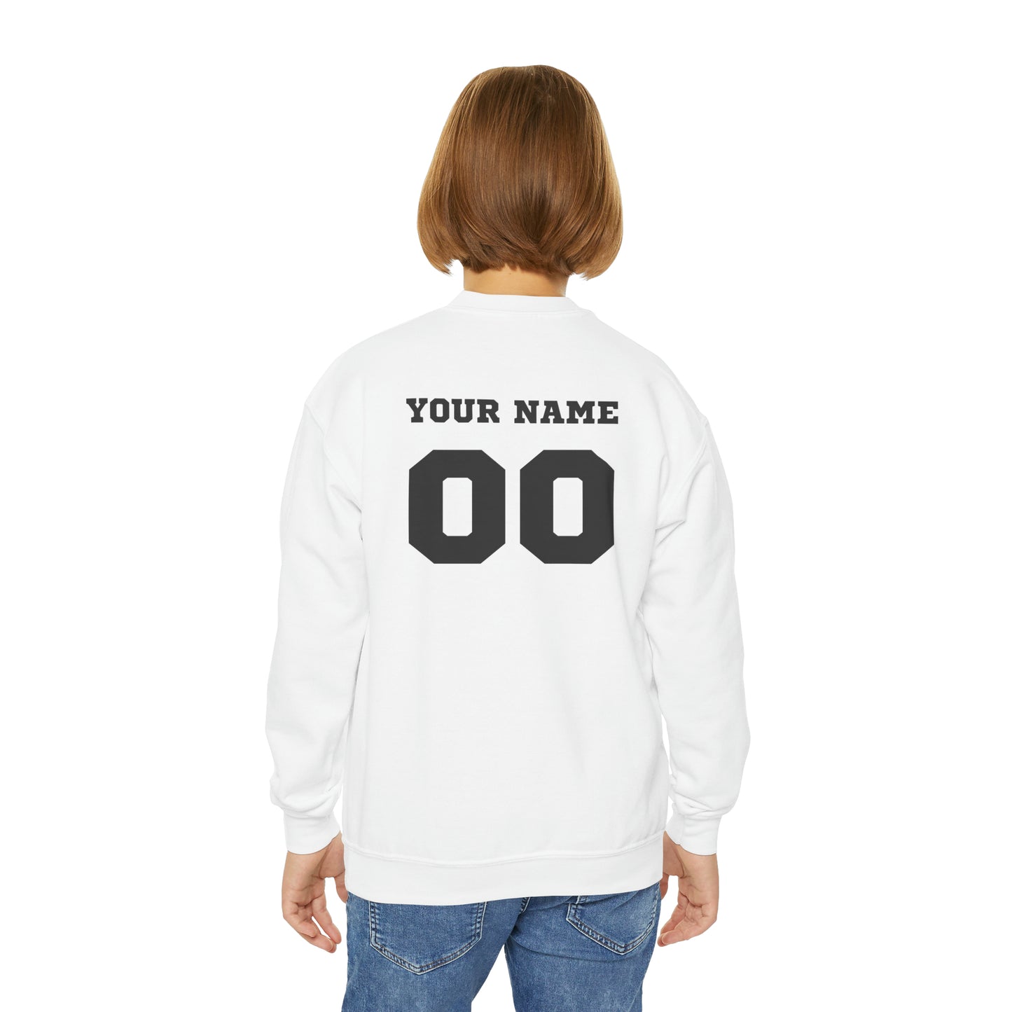 PERSONALIZED Warrior Youth Crewneck Sweatshirt