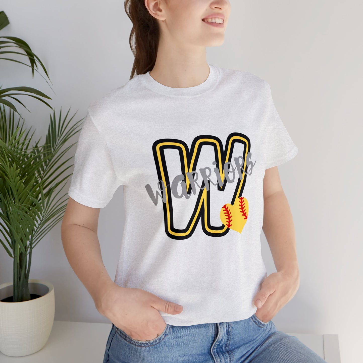 PERSONALIZED Warrior Unisex Jersey Short Sleeve Tee