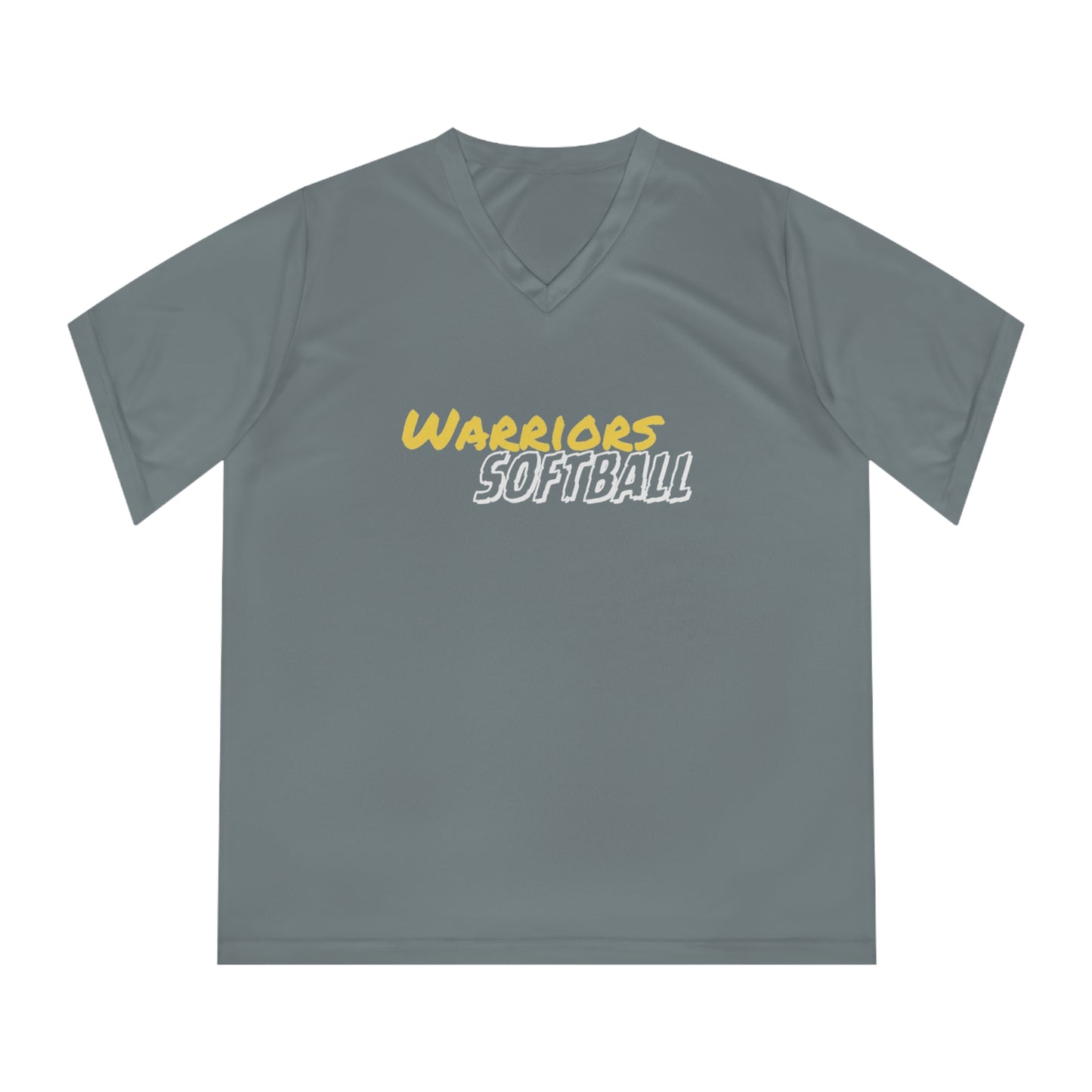 PERSONALIZED Warrior Women's Performance V-Neck T-Shirt