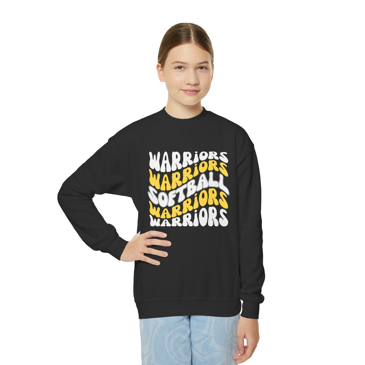 PERSONALIZED Warrior Youth Crewneck Sweatshirt