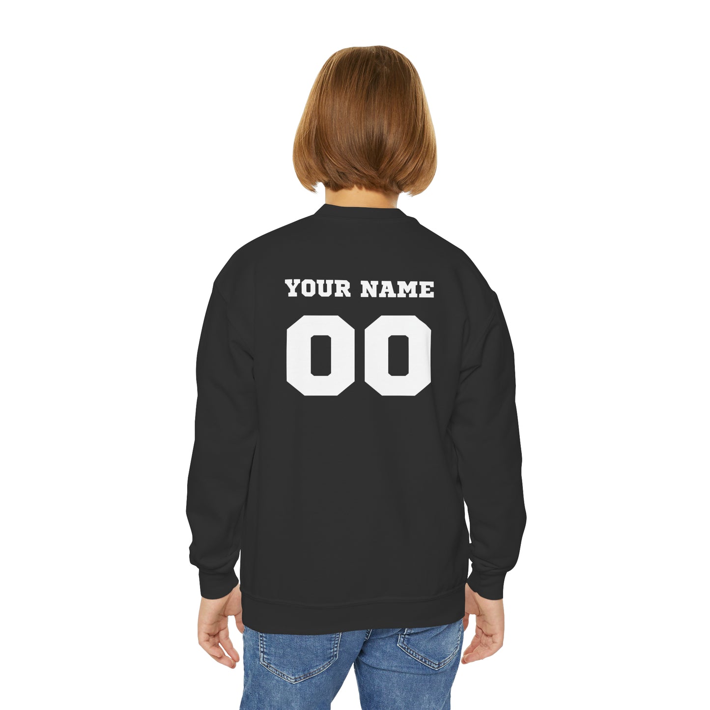 PERSONALIZED Warrior Youth Crewneck Sweatshirt