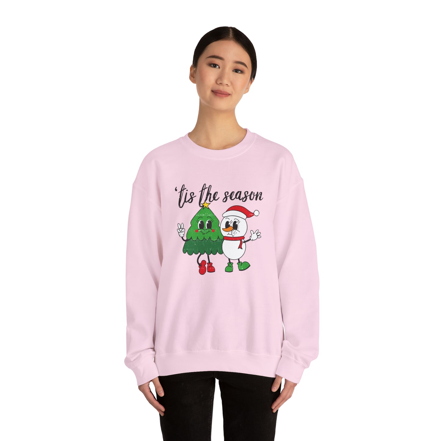Vintage Christmas Buddies Crewneck Sweatshirt