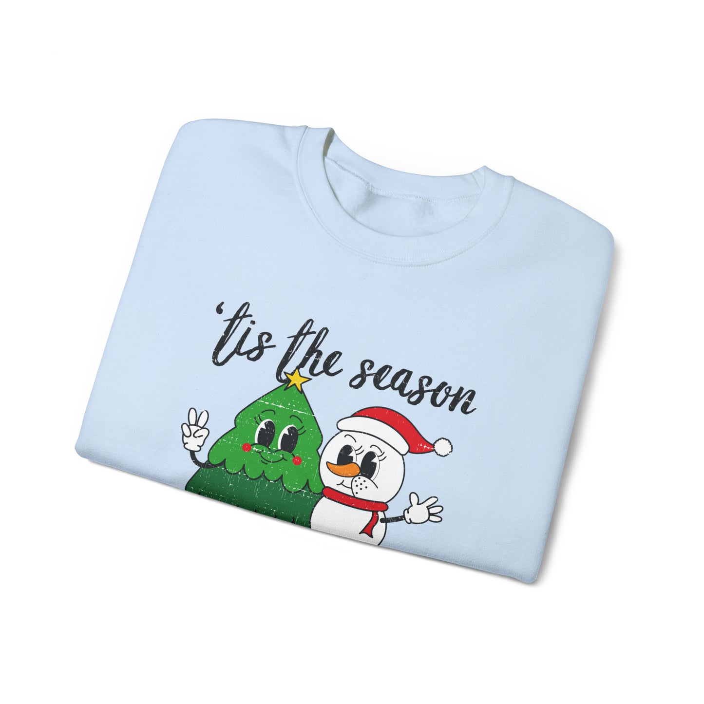 Vintage Christmas Buddies Crewneck Sweatshirt
