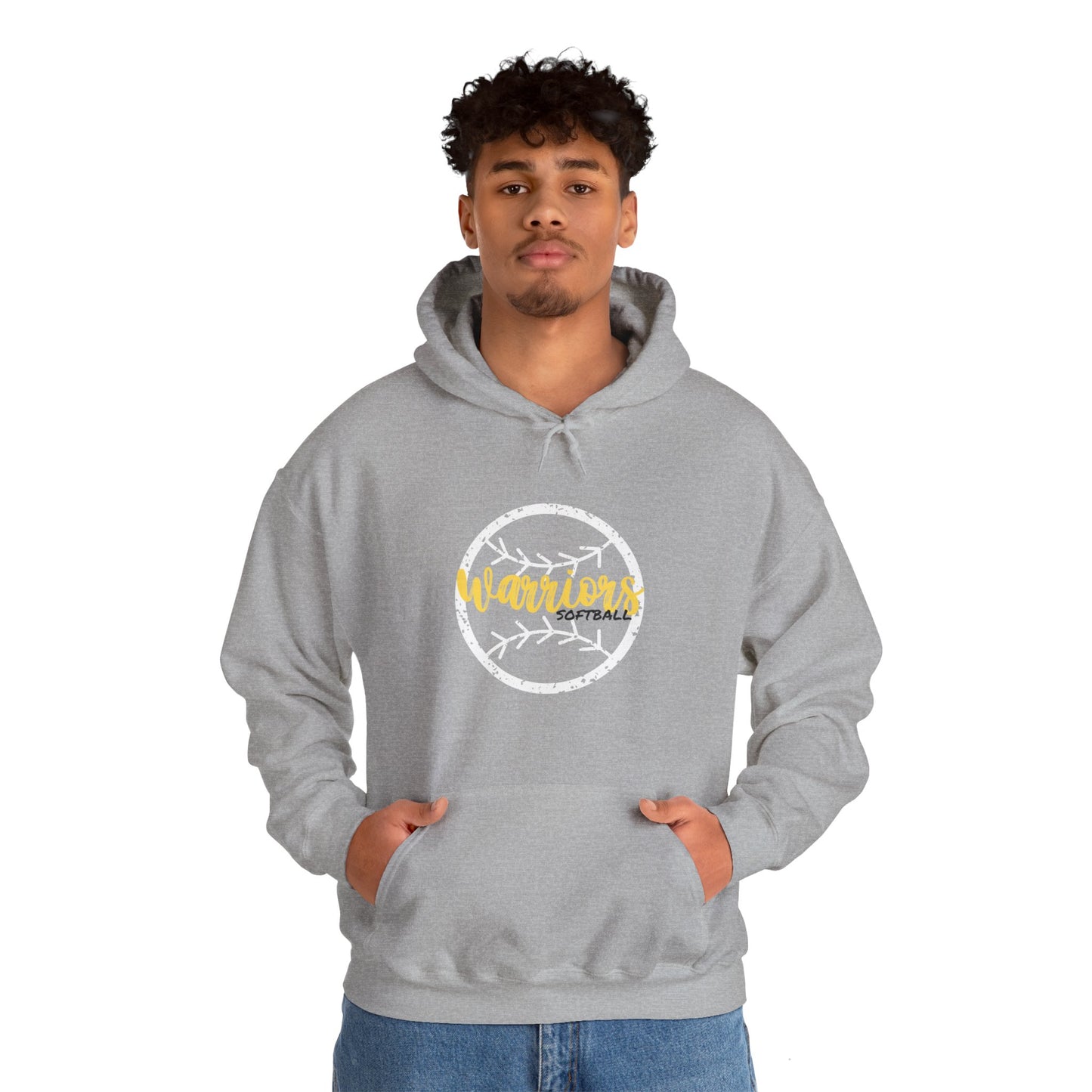 PERSONALIZED Warrior Unisex Heavy Blend™ Hooded Sweatshirt