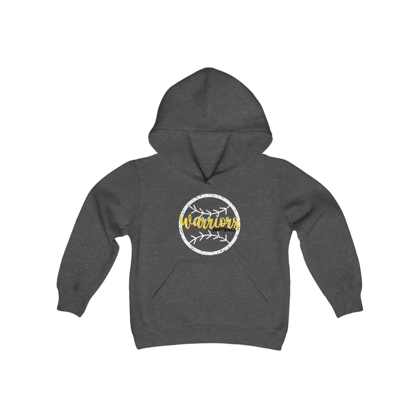Warrior Youth Heavy Blend Hooded Sweatshirt