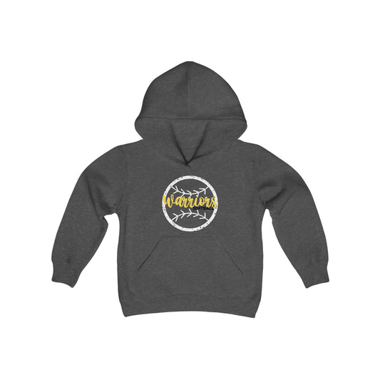 Warrior Youth Heavy Blend Hooded Sweatshirt