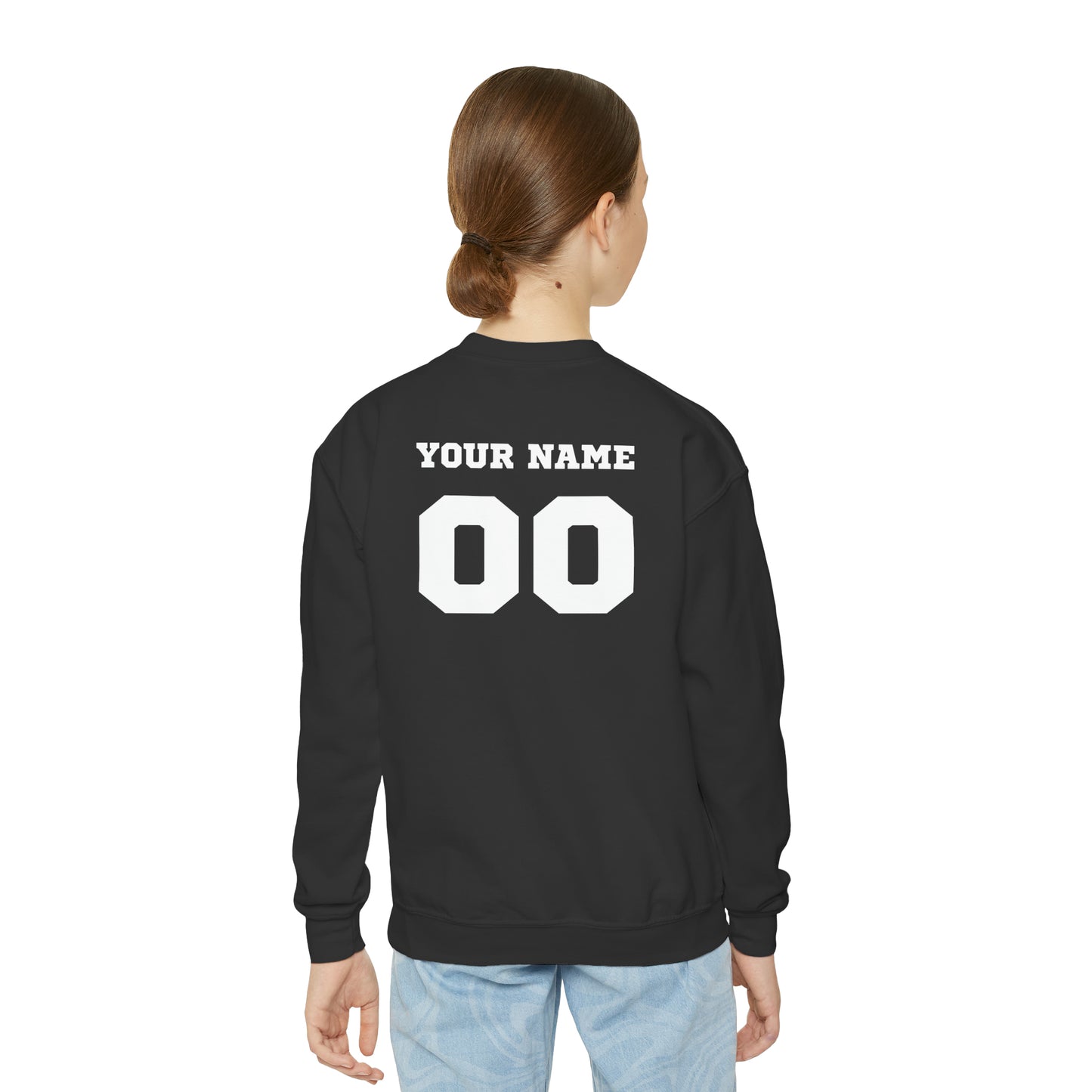 PERSONALIZED Warrior Youth Crewneck Sweatshirt