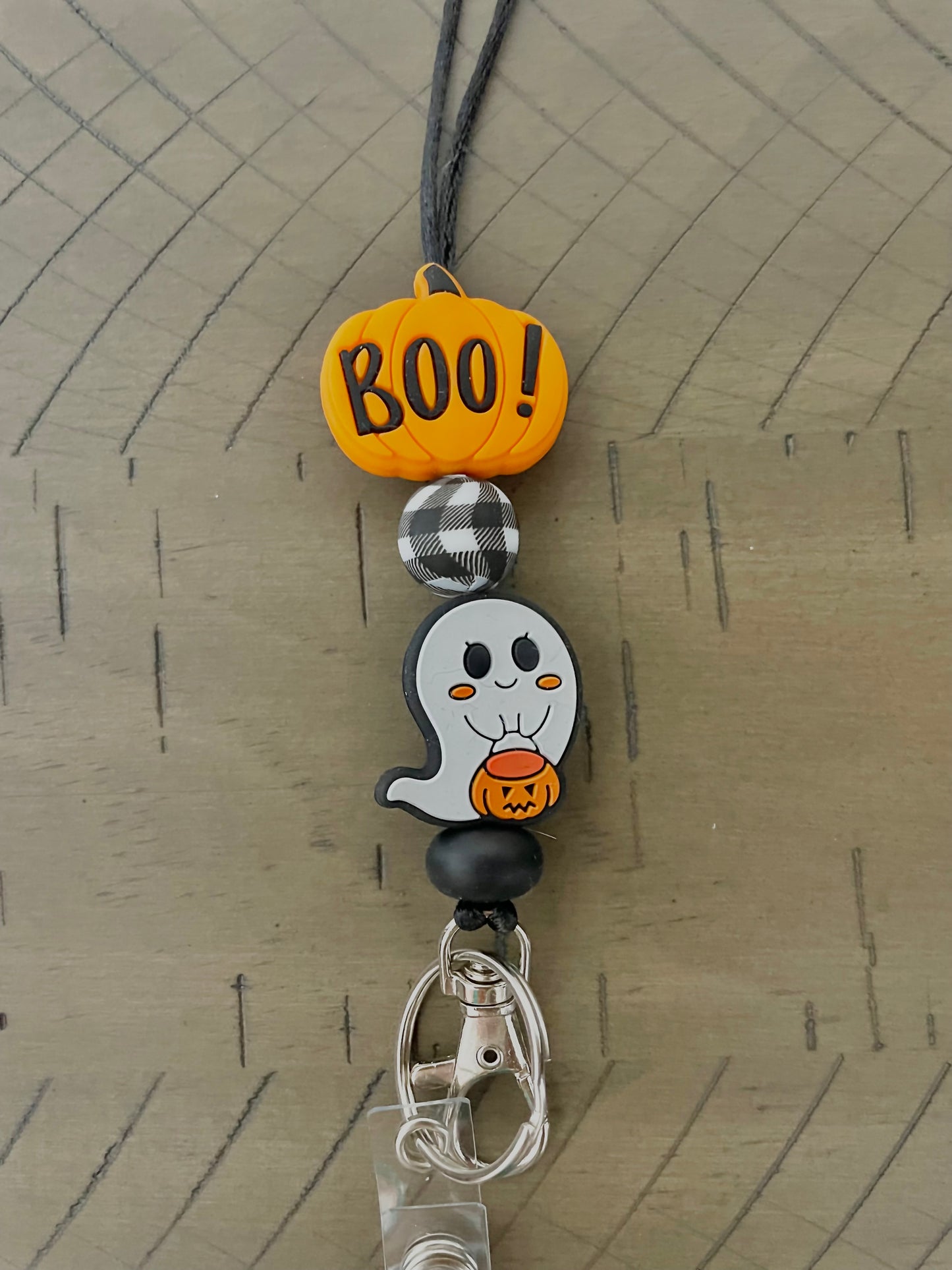 Silicone Beaded Lanyard