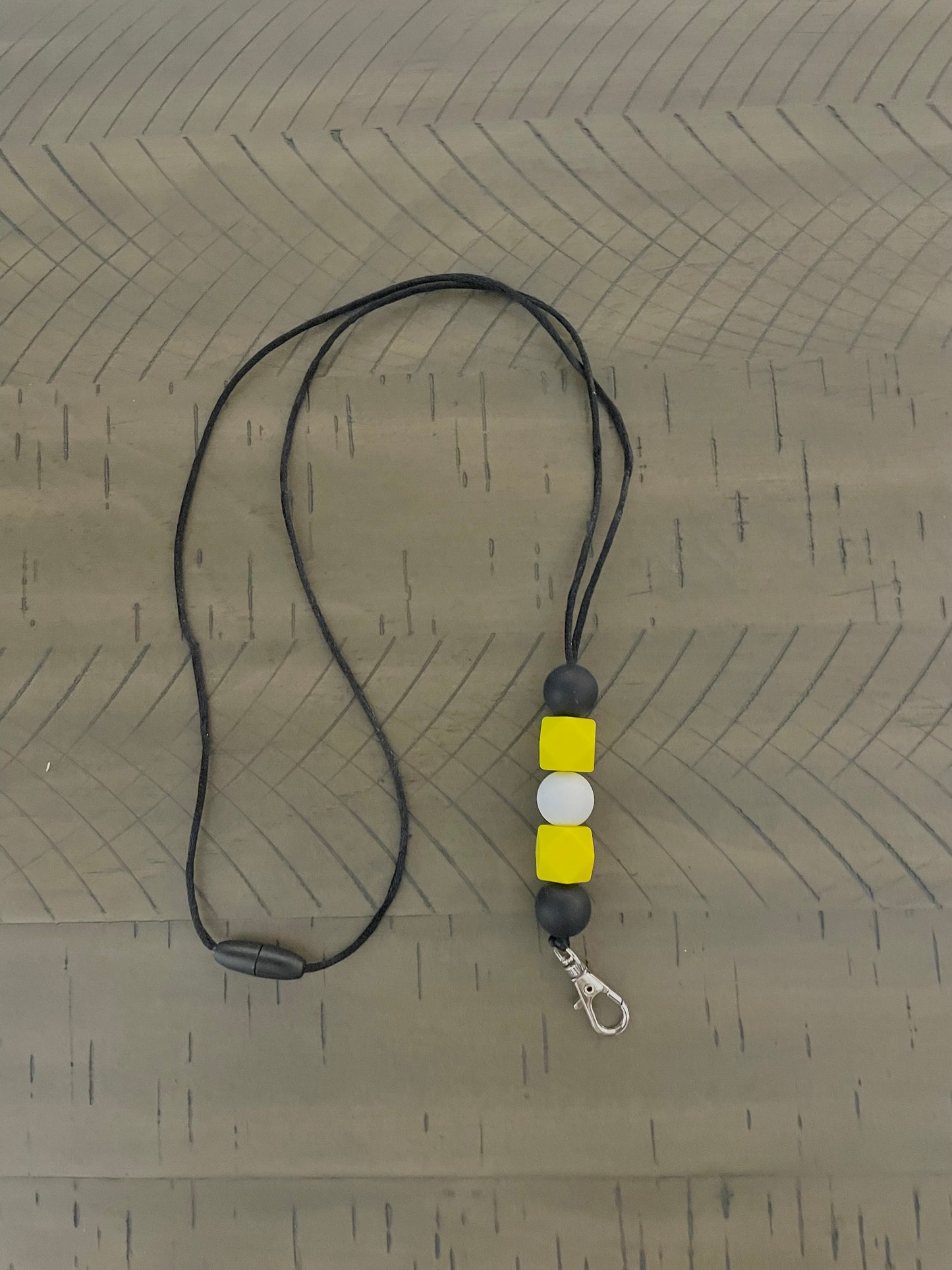 Silicone Beaded Lanyard