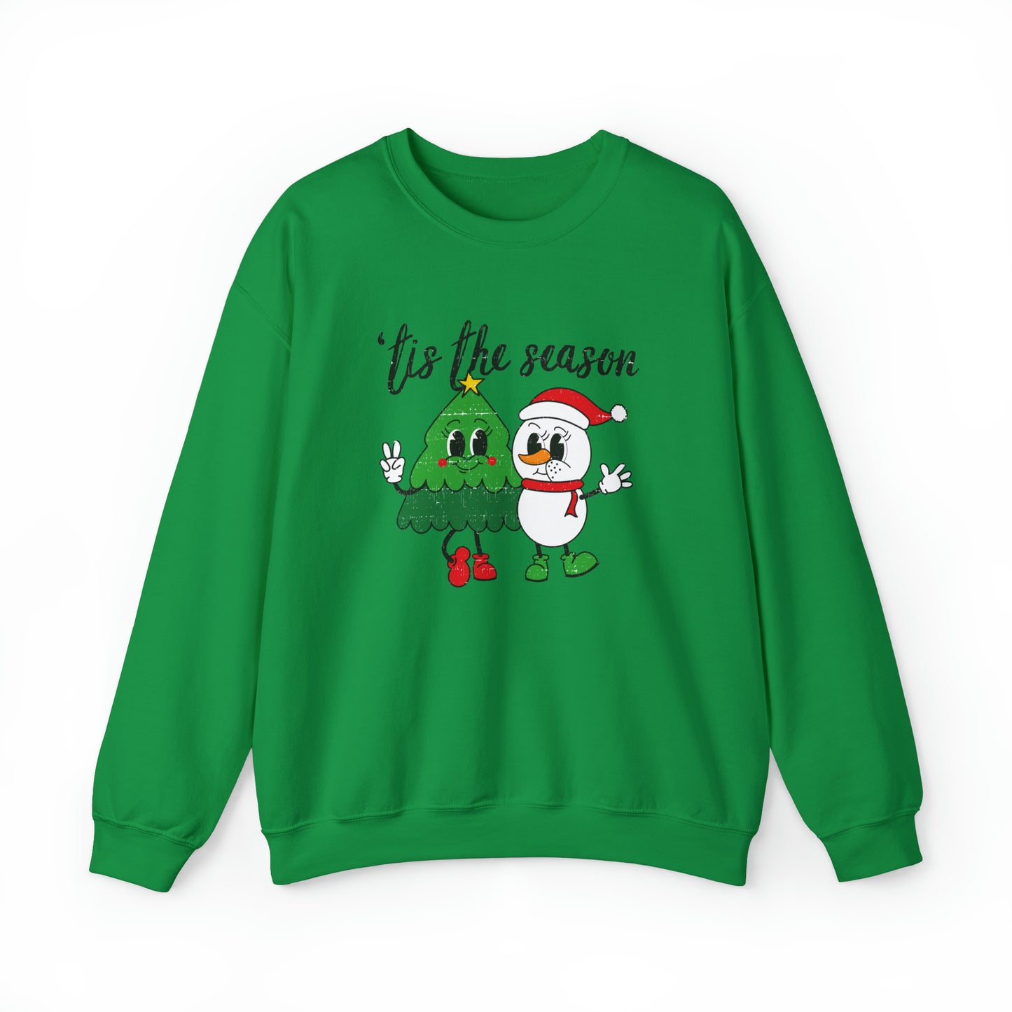 Vintage Christmas Buddies Crewneck Sweatshirt