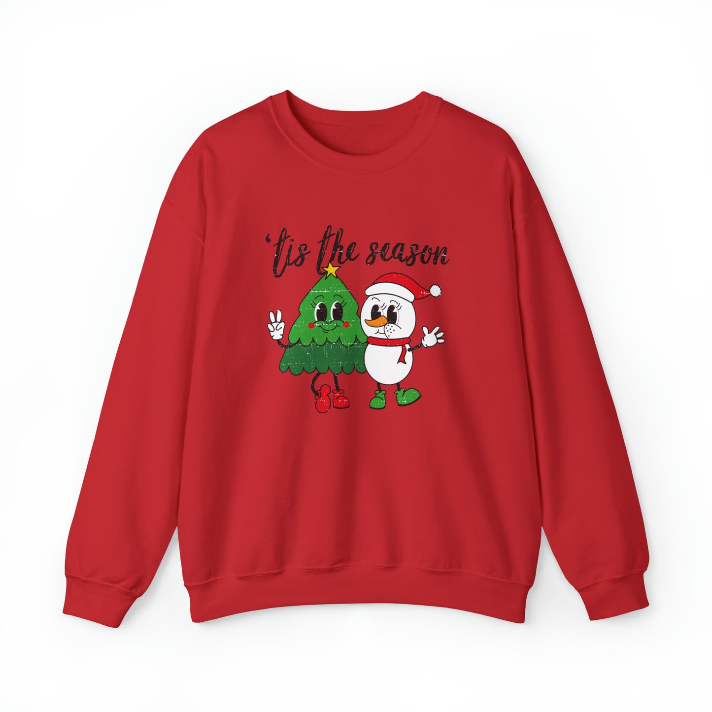 Vintage Christmas Buddies Crewneck Sweatshirt