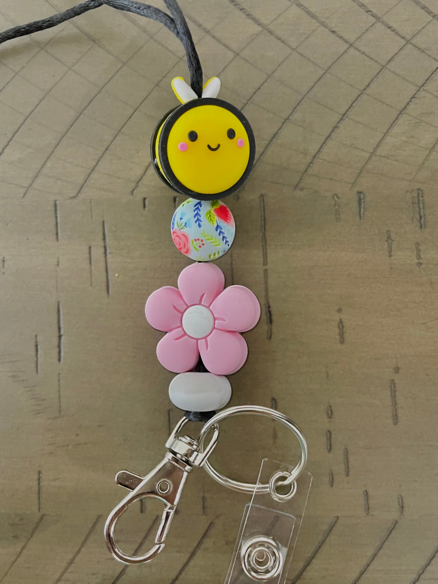 Silicone Beaded Lanyard