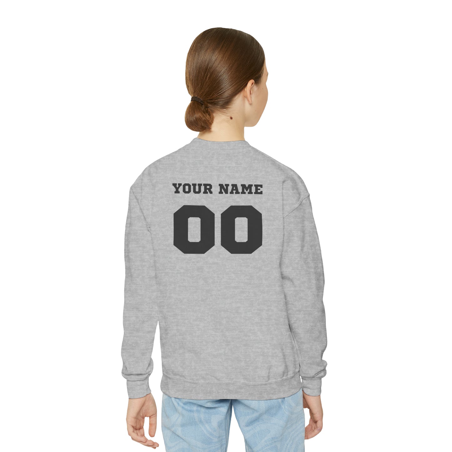 PERSONALIZED Warrior Youth Crewneck Sweatshirt