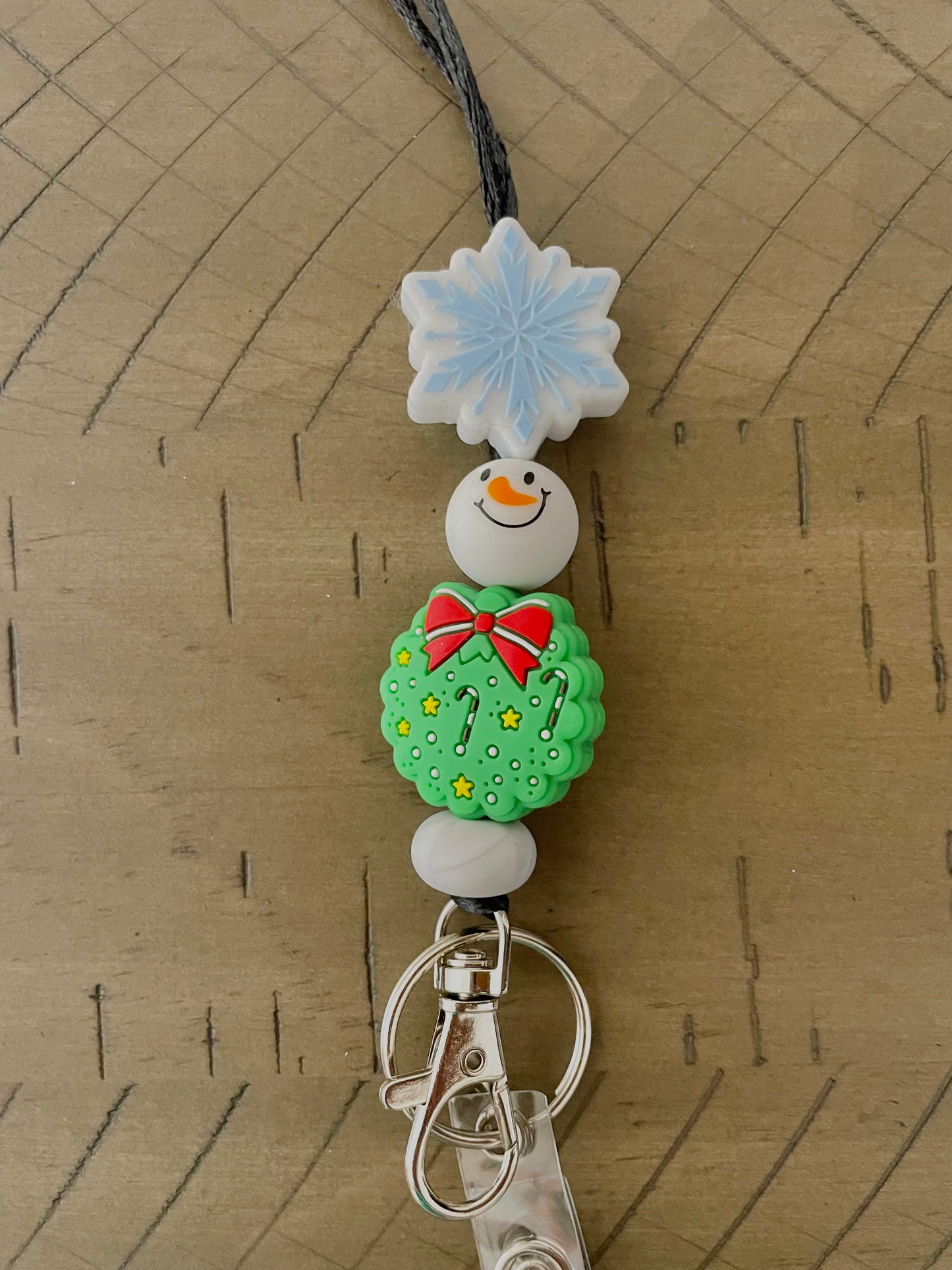 Silicone Beaded Lanyard