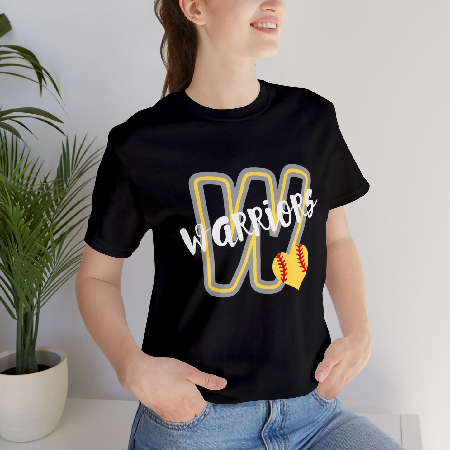 PERSONALIZED Warrior Unisex Jersey Short Sleeve Tee