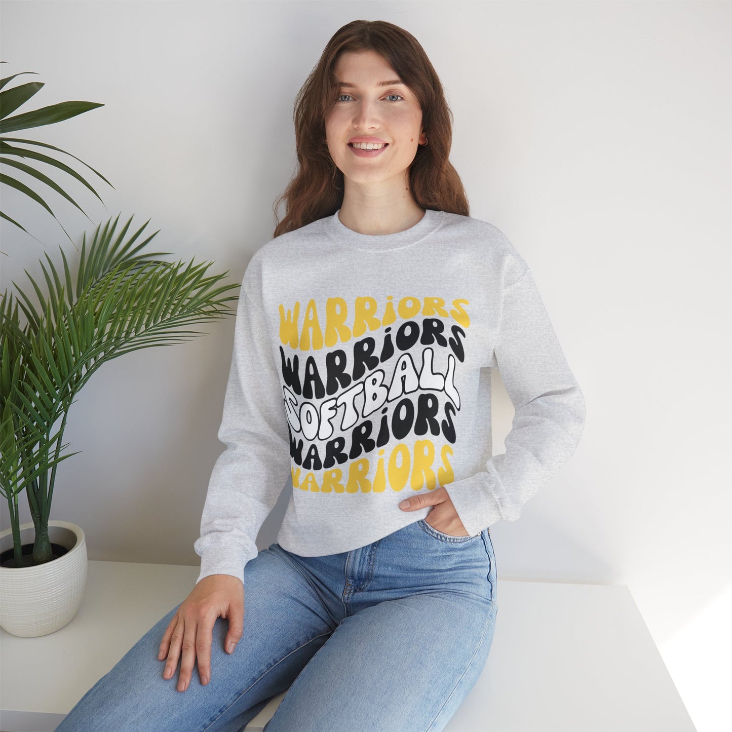 PERSONALIZED Warrior Unisex Heavy Blend™ Crewneck Sweatshirt