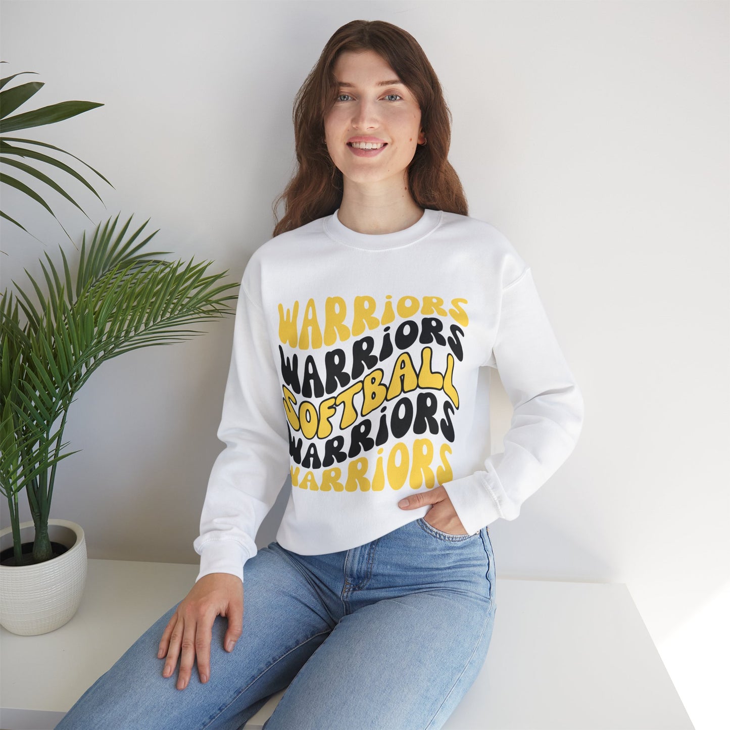 PERSONALIZED Warrior Unisex Heavy Blend™ Crewneck Sweatshirt