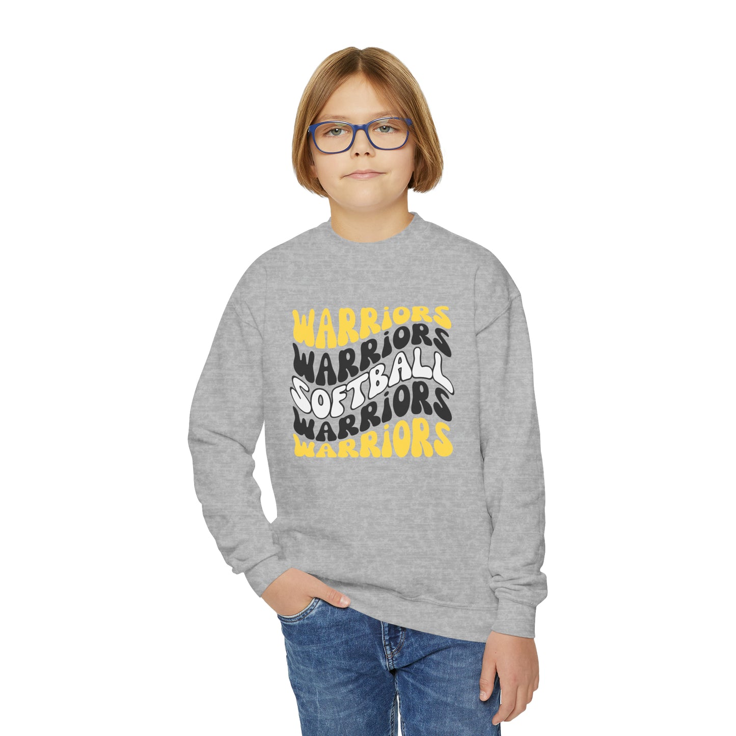 PERSONALIZED Warrior Youth Crewneck Sweatshirt