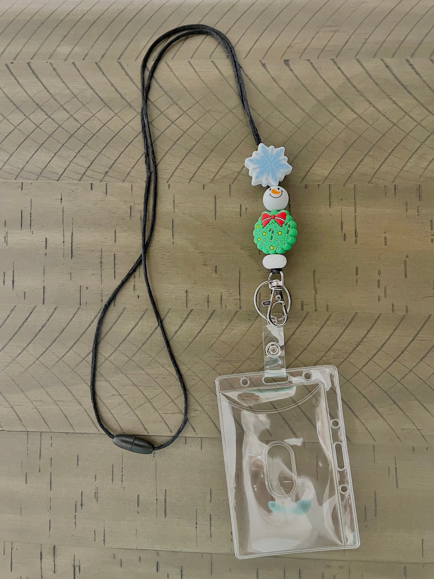 Silicone Beaded Lanyard