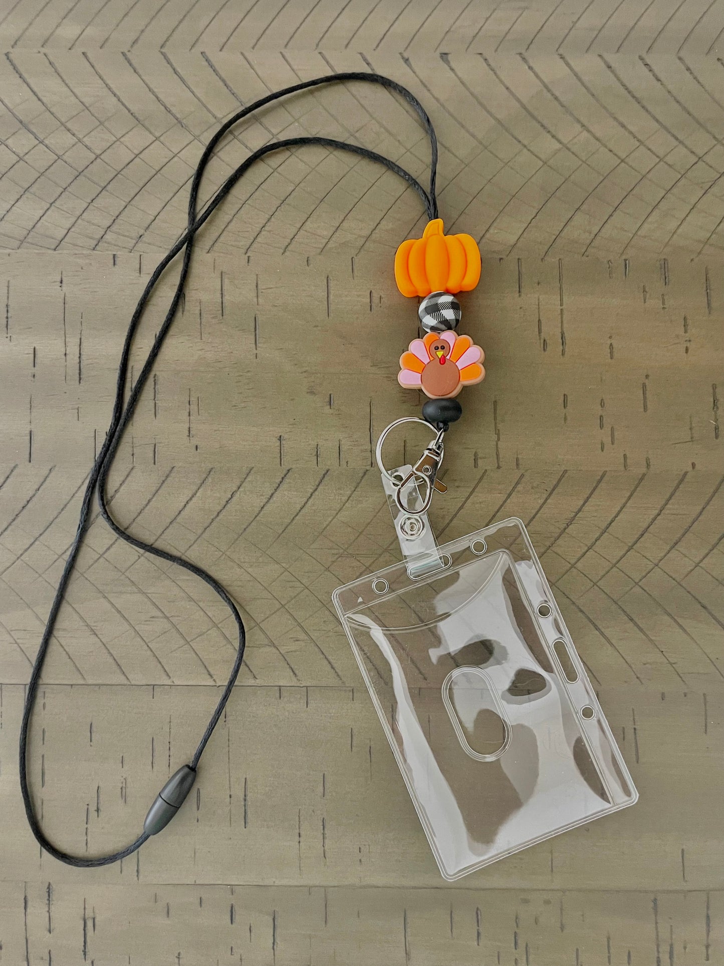 Silicone Beaded Lanyard