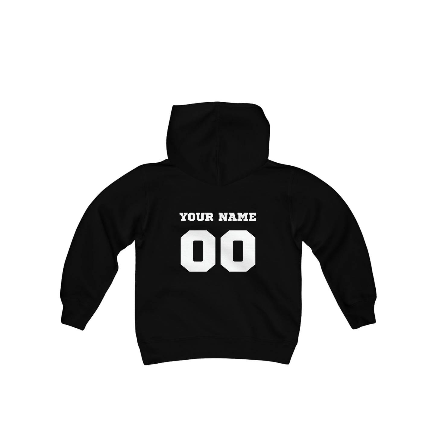 PERSONALIZED Warrior Youth Heavy Blend Hooded Sweatshirt
