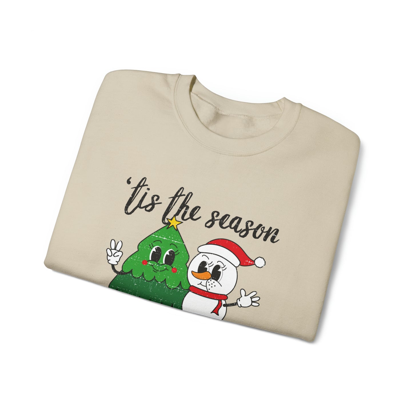Vintage Christmas Buddies Crewneck Sweatshirt