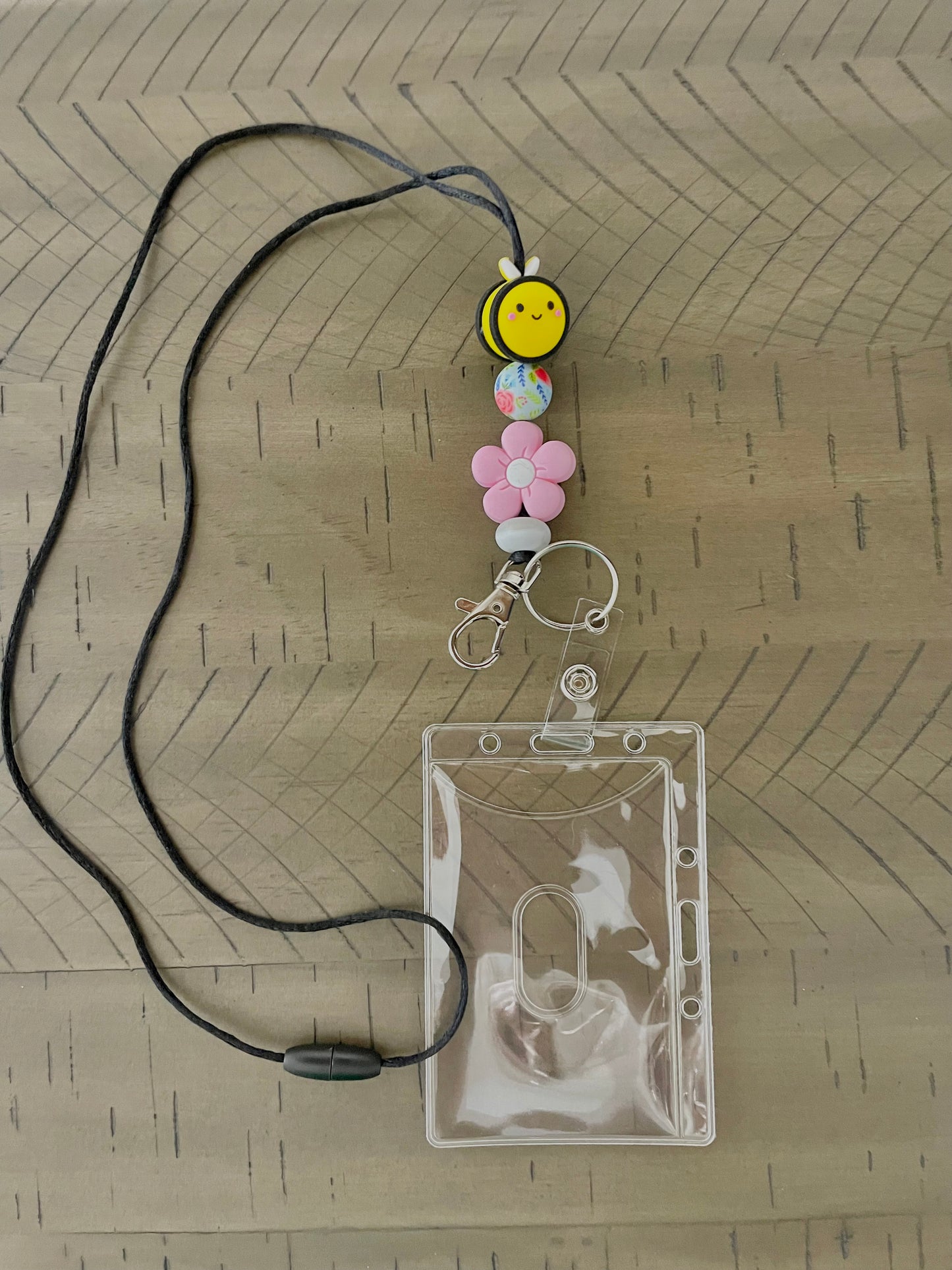 Silicone Beaded Lanyard