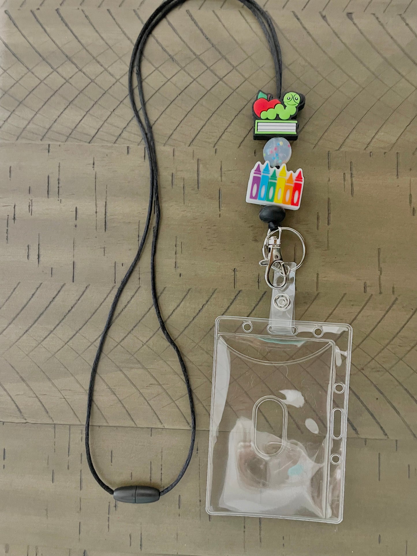 Silicone Beaded Lanyard