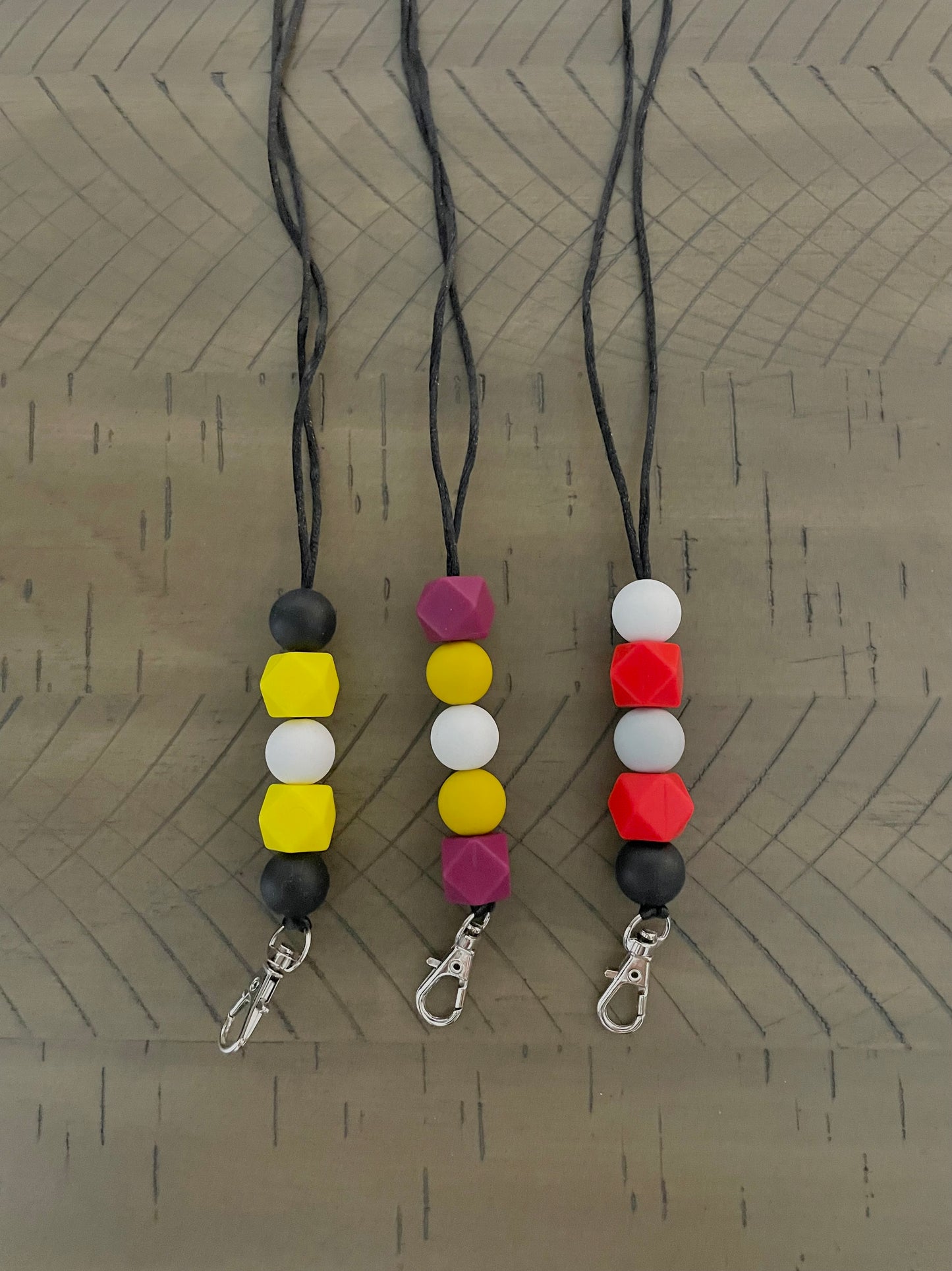 Silicone Beaded Lanyard