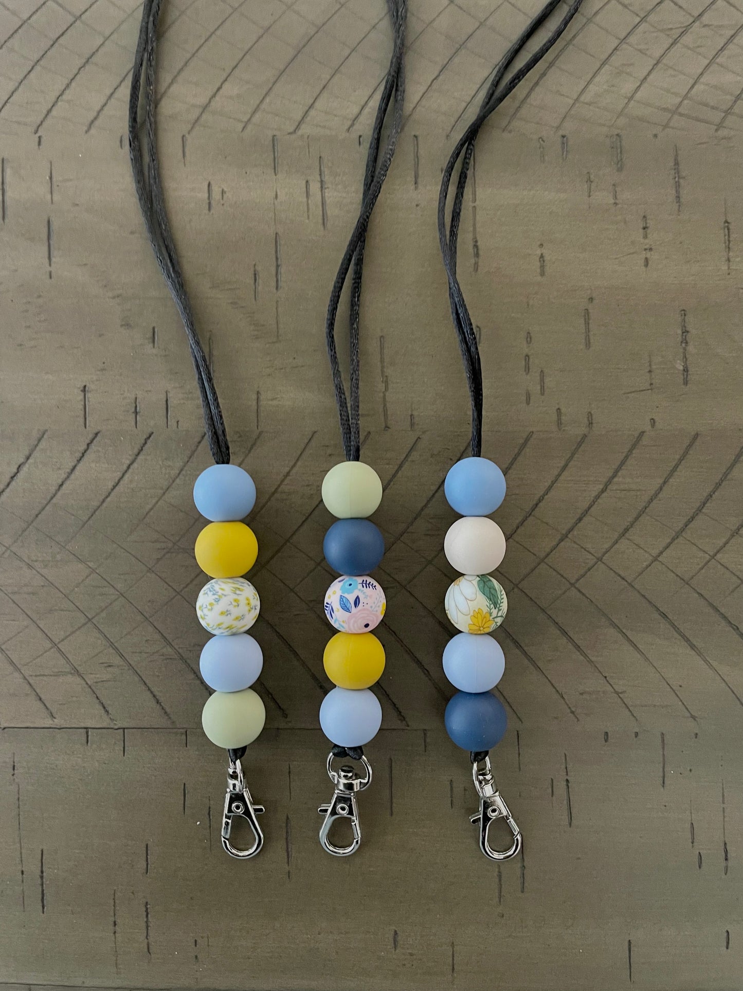 Silicone Beaded Lanyard