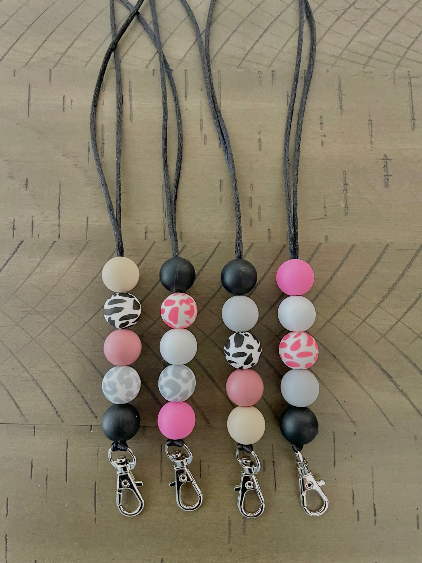 Silicone Beaded Lanyard