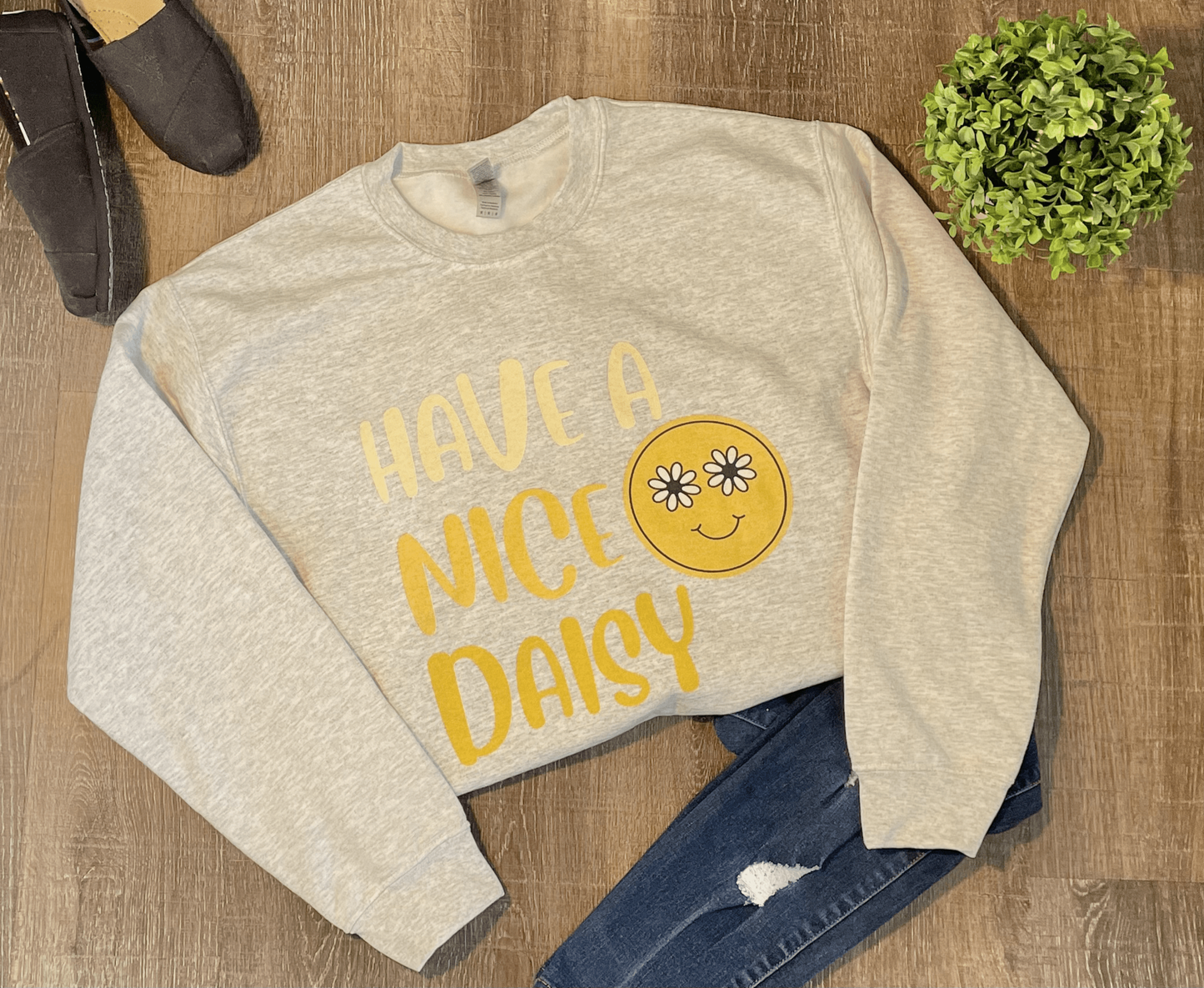 Have a Nice Daisy Crewneck Sweatshirt