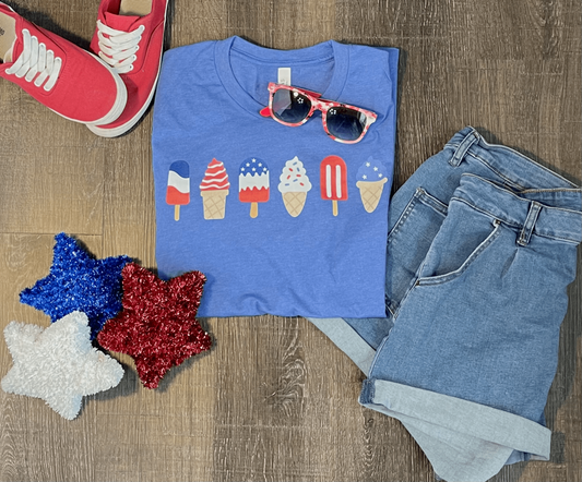 Patriotic Popsicle Tee