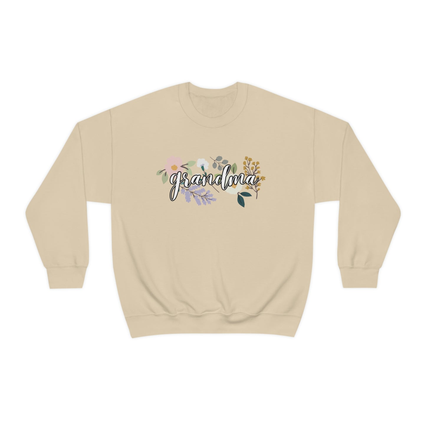 Grandma Floral Crewneck Sweatshirt