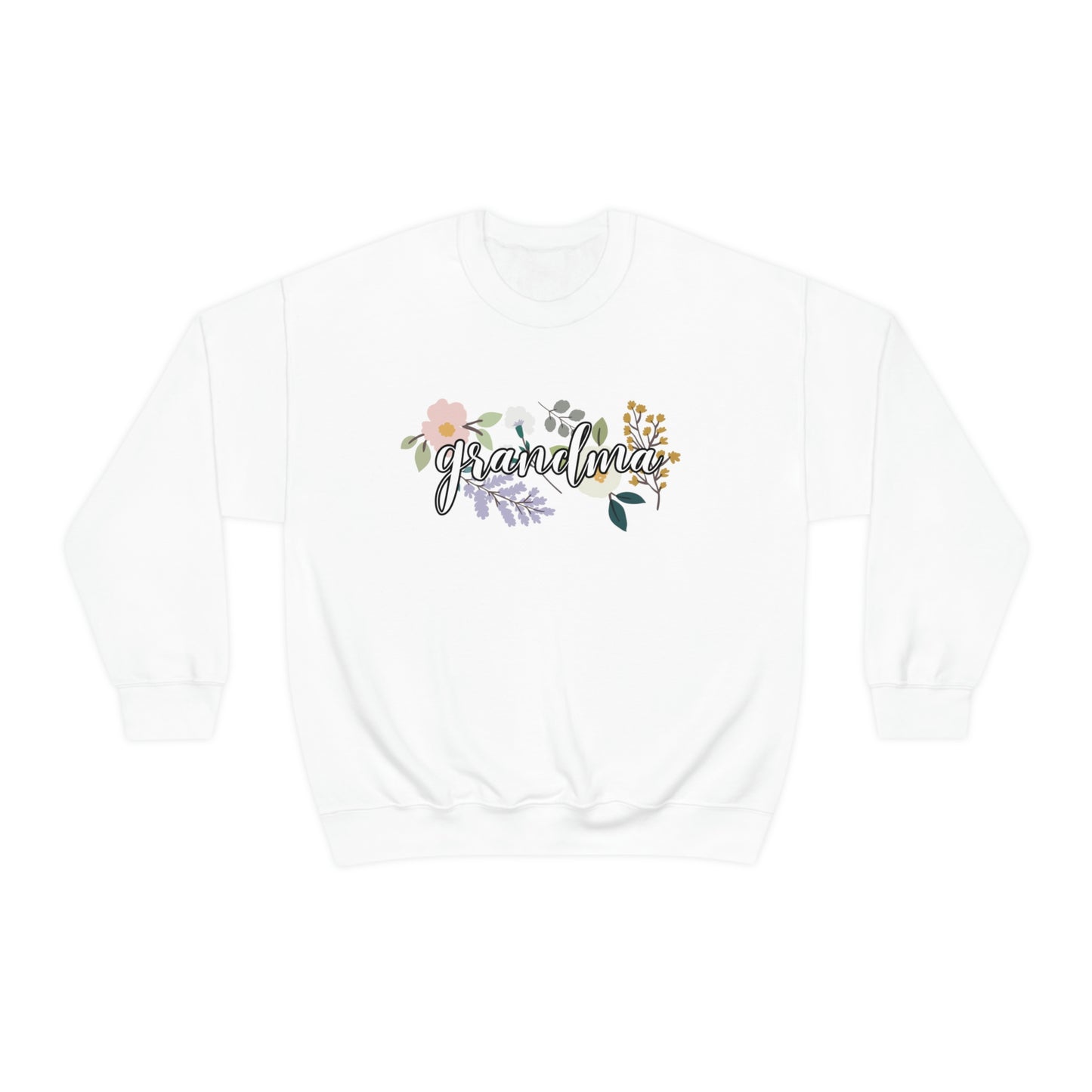 Grandma Floral Crewneck Sweatshirt