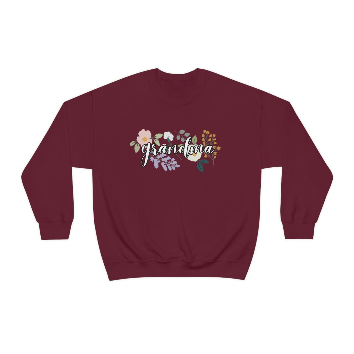 Grandma Floral Crewneck Sweatshirt