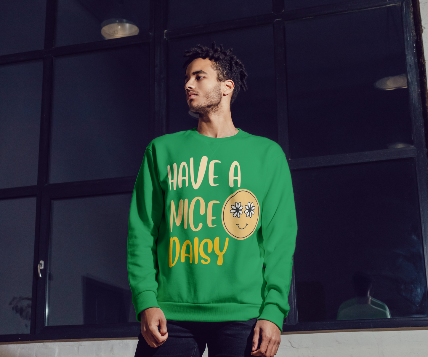 Have a Nice Daisy Crewneck Sweatshirt