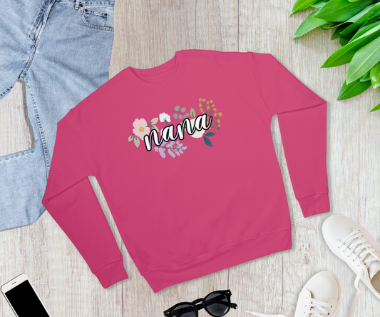 Nana Floral Crewneck Sweatshirt