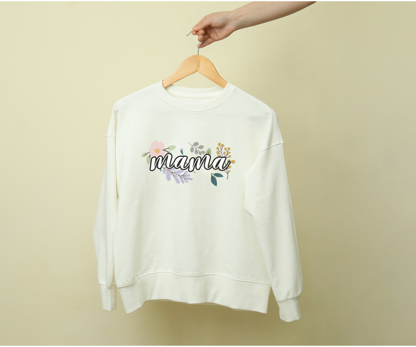 Mama Floral Crewneck Sweatshirt